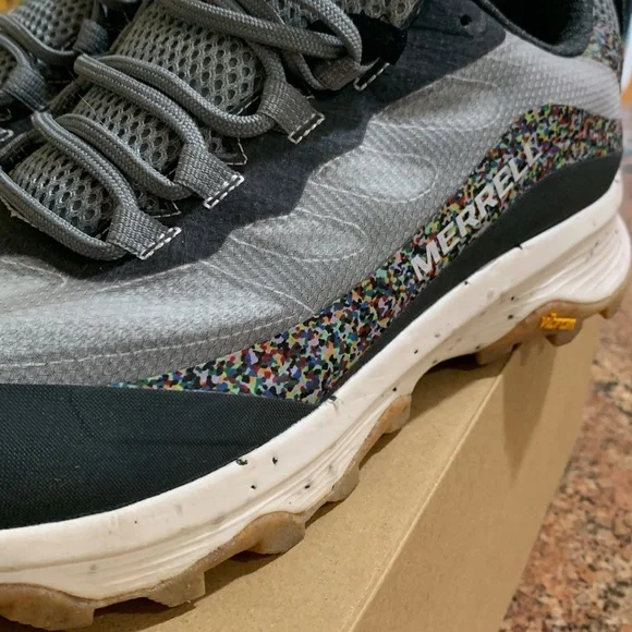 MENS MOAB SPEED ECO BY MERRELL 10.5,” BEAUTIFUL NEW PAIR OF SHOES - Picture 11 of 12